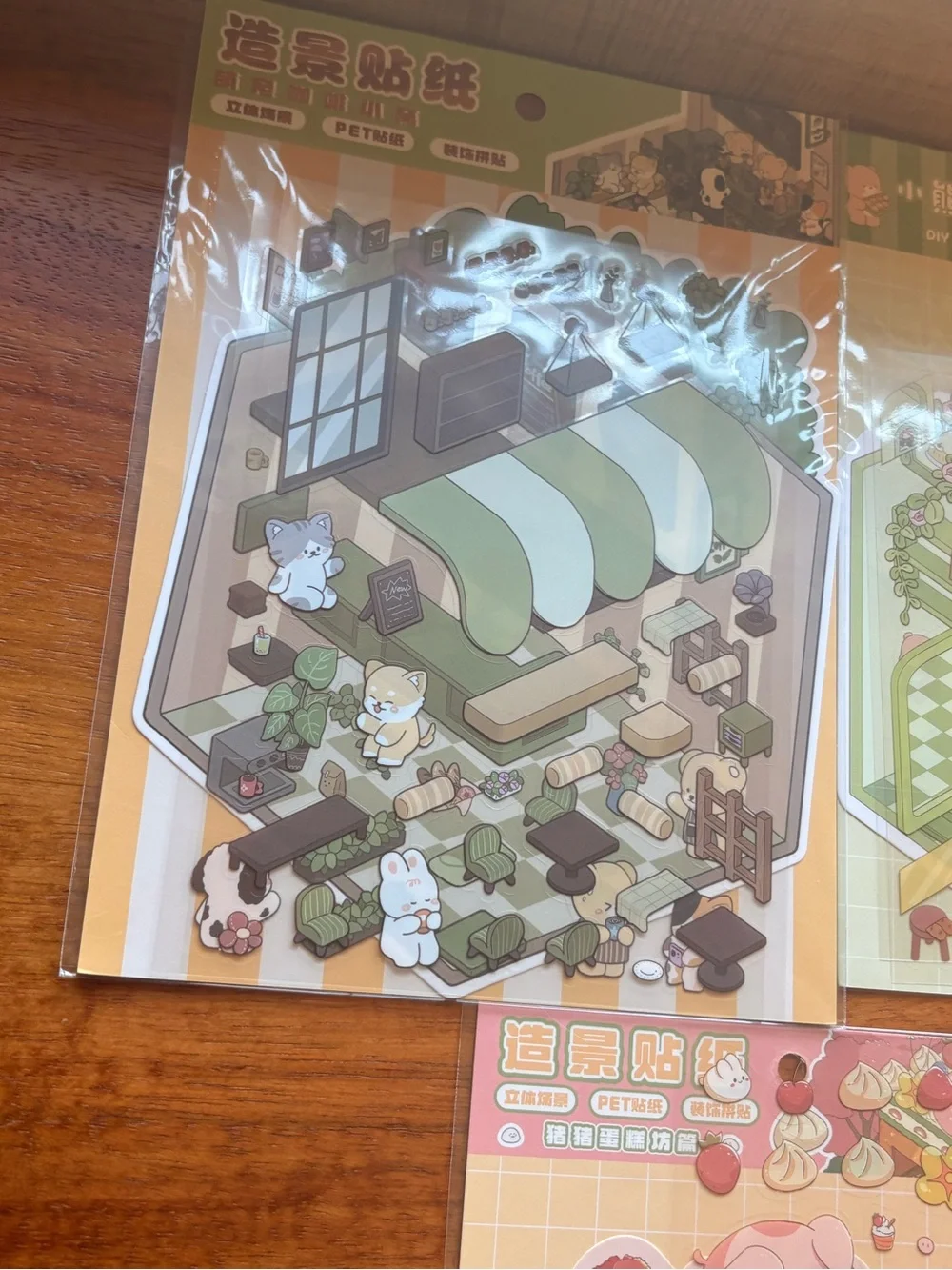 Miniature 3D sticker Activity for Kids and Adults That Improves Spatial Thinking